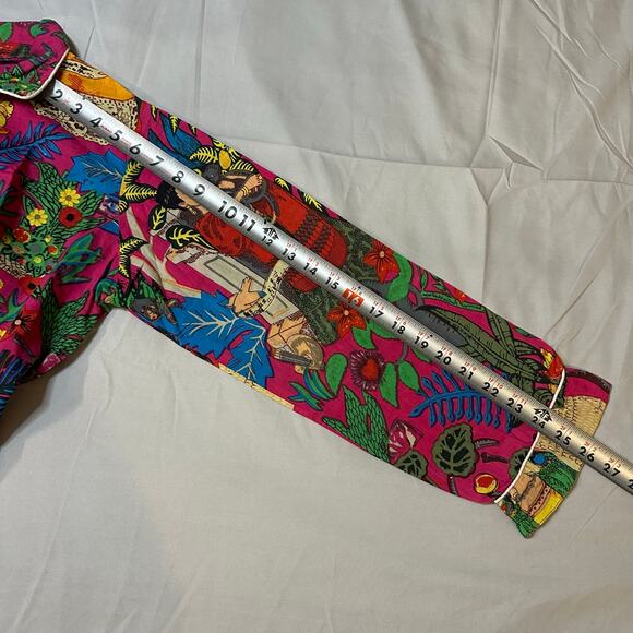 Vibrant Multicolor Pajama Top - Picture 7 of 8